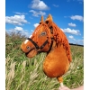 Cavallo con Bastone Premium - Castagna- Hobby Horse