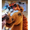 Cavallo con Bastone Premium - Castagna- Hobby Horse