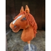 Cavallo con Bastone Premium - Castagna- Hobby Horse