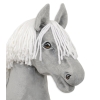 Cavallo con Bastone Premium -Grigio - Hobby Horse