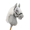 Cavallo con Bastone Premium -Grigio - Hobby Horse