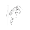 Cavallo con Bastone Light Dun - Hobby Horse