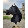 Cavallo con Bastone Premium -Nero Hobby Horse