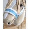 Cavezza per il tuo Cavallo Hobby Azzurro con Pelliccia Bianca