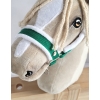 Cavezza per Il Tuo Cavallo Hobby Verde con Pelliccia Bianca