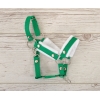 Cavezza per Il Tuo Cavallo Hobby Verde con Pelliccia Bianca