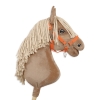 Cavezza Regolabile per Cavallo Bastone Arancio