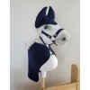 Coperta e Paraorecchie per Cavallo Bastone Denim