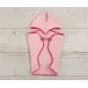 Coperta e Paraorecchie per Cavallo Bastone Rosa Chiaro