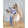 Corda di Legatura Intrecciata Bianca Blu
