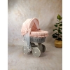 Culla in vimini con accessori per neonati