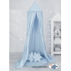 Baldacchino con Tappetino e Cuscini per Cameretta Dei Bambini Blu