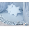 Baldacchino con Tappetino e Cuscini per Cameretta Dei Bambini Blu