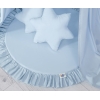 Baldacchino con Tappetino e Cuscini per Cameretta Dei Bambini Blu