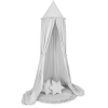 Baldacchino con Tappetino e Cuscini per Cameretta Dei Bambini Grigio