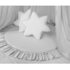 Baldacchino con Tappetino e Cuscini per Cameretta Dei Bambini Grigio