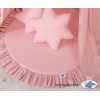 Baldacchino con Tappetino e Cuscini per Cameretta Dei Bambini Rosa Scuro