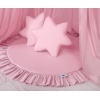 Baldacchino Lungo da Appenderenella con Tappetino e Cuscini Rosa