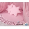 Baldacchino Lungo da Appenderenella con Tappetino e Cuscini Rosa
