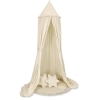 Baldacchino per Lettino e Culla con Tappetino e 2 Cuscini Beige