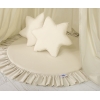 Baldacchino per Lettino e Culla con Tappetino e 2 Cuscini Beige