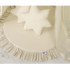 Baldacchino per Lettino e Culla con Tappetino e 2 Cuscini Beige