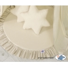 Baldacchino per Lettino e Culla con Tappetino e 2 Cuscini Beige