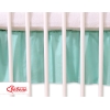 Balza Gonna per Lettino 60x120 Menta Cuori