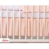 Balza Gonna per Lettino 60x120 Rosa Cipria Little Prince/Princess