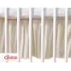 Balza per Lettino 70x140cm Beige Pois Bianchi Cuori