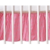 Balza per Lettino 70x140cm Rosa a Scacchi Cuori