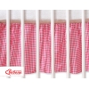 Balza per Lettino 70x140cm Rosa a Scacchi Cuori
