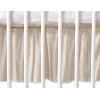 Balza per Lettino De Bambino 60x120cm Beige Pois Bianchi Cuori