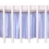Balza per Lettino De Bambino 60x120cm Blu Pois Bianchi Cuori