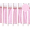 Balza per Lettino De Bambino 60x120cm Rosa a Strisce Cuori
