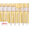 Balza per Lettino De Bambino 70x140cm Giallo a Strisce Cuori