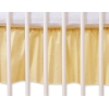 Balza per Lettino De Bambino 70x140cm Giallo a Strisce Cuori
