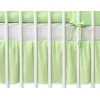 Balza per Lettino De Bambino 70x140cm Verde Cuori