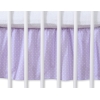 Balza per Lettino Neonato 60x120cm Lilla Pois Bianchi Cuori
