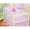 Biancheria da Lettino 3 parti Rosa Pois Bianchi Cuori