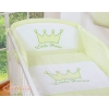 Biancheria da Lettino 3 parti Verde Little Prince/Princess