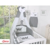 Biancheria da Lettino 7 parti con Baldacchino Antracite Little Prince/Princess