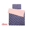 Biancheria Lettino 100x135cm Blu Scuro Conigli