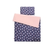 Biancheria Lettino 100x135cm Blu Scuro Conigli