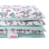 Biancheria Lettino 100x135cm Cavalli a Dondolo