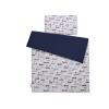 Biancheria Lettino 2 parti - 100x135cm - Mini Grigio Conigli
