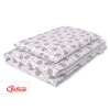 Biancheria Lettino 2 parti - 100x135cm - Mini Grigio Riccio