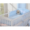 Biancheria Letto 3 parti Paracolpi Blu Cuori