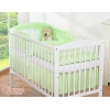 Biancheria Letto 3 parti Paracolpi Verde Cuori