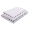Biancheria Letto Neonato 2 parti Grigio Cuori